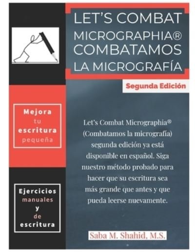 Cover for Saba M Shahid · Let's Combat Micrographia Combatamos la Micrografia (Taschenbuch) (2020)