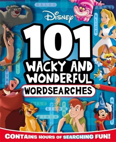 Cover for Walt Disney · Disney: 101 Wacky and Wonderful Wordsearches (Paperback Bog) (2021)