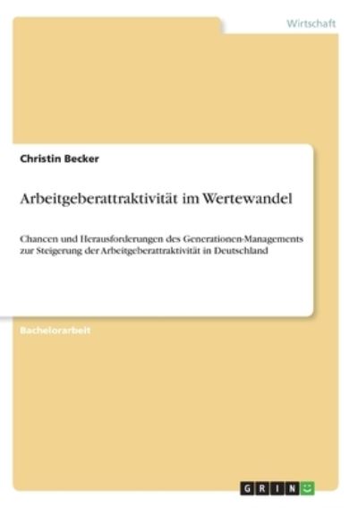 Arbeitgeberattraktivität im Wert - Becker - Outro -  - 9783346299406 - 