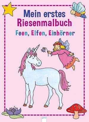 Mein erstes Riesenmalbuch-Feen,Elfen - Unknown. - Bøger -  - 9783401093406 - 