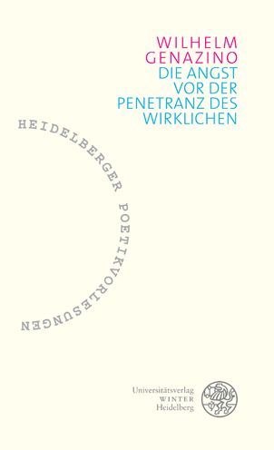 Cover for Genazino · Die Angst vor der Penetranz de (Book) (2020)