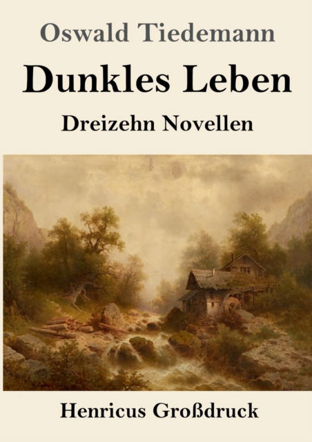 Cover for Oswald Tiedemann · Dunkles Leben (Grossdruck) (Paperback Book) (2019)