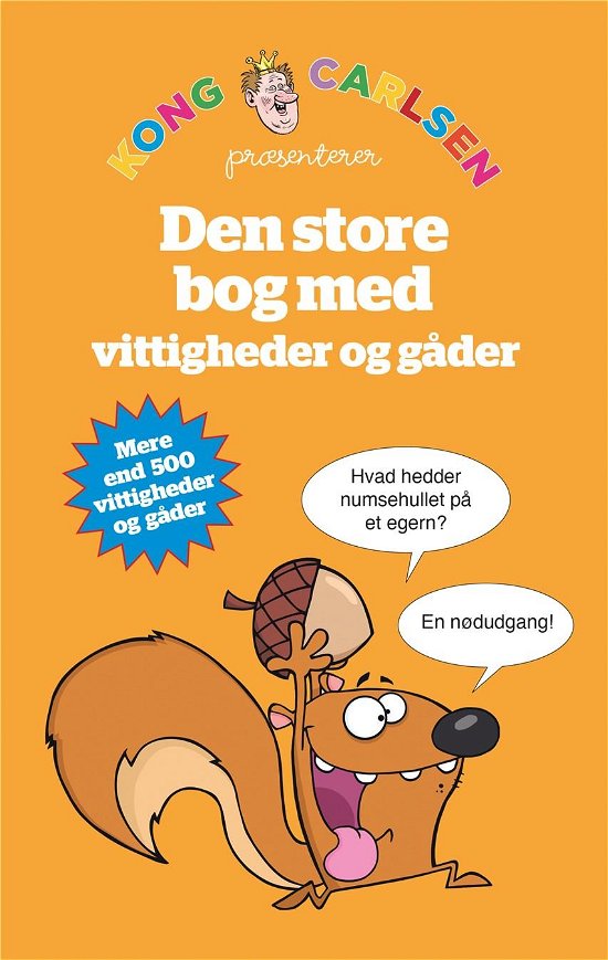 Cover for Kong Carlsen · Kong Carlsen: Kong Carlsen - Den store bog med vittigheder og gåder (Sewn Spine Book) [1e uitgave] (2023)