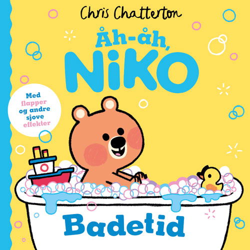 Cover for Chris Chatterton · Åh-åh, Niko - Badetid (Cardboard Book) [1st edition] (2025)