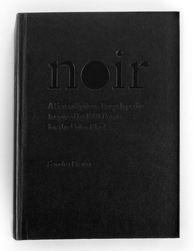 Cover for Sandra Praun · Noir : a serendipitous encyclopedia inspired by 1001 names for the color black (Bound Book) (2020)