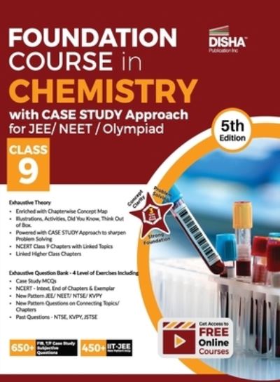 Cover for Disha Experts · Foundation Course in Chemistry with Case Study Approach for Jee/ Neet/ Olympiad Class 95th Edition (Pocketbok) [5 Revised edition] (2022)