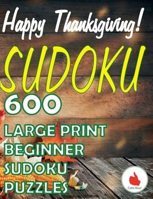 Cover for Cute Huur · Happy Thanksgiving Sudoku (Pocketbok) (2020)