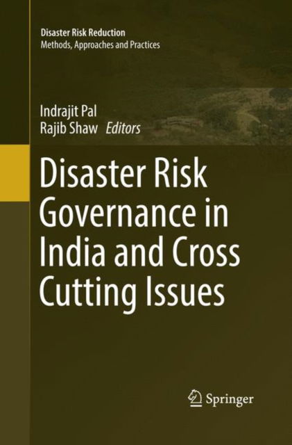 Cover for Disaster Risk Governance in India and Cross Cutting Issues - Disaster Risk Reduction (Paperback Book) [Softcover reprint of the original 1st ed. 2018 edition] (2018)