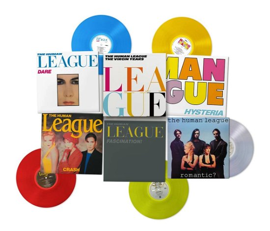 Cover for The Human League · The Virgin Years (Album Box Set) (LP) [Limited Coloured Vinyl edition] (2022)