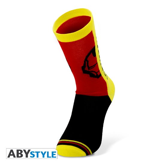Cover for Marvel Iron Man Socks YellowRed Merch (CLOTHES) (2020)