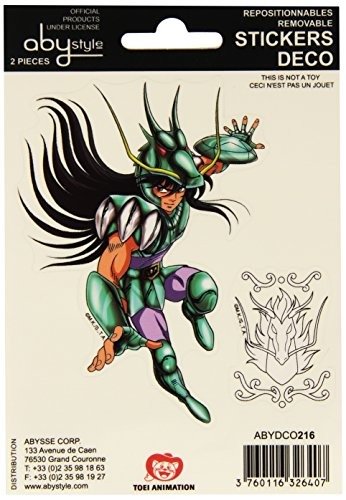 Cover for Abystyle · Saint Seiya - Stickers - 16X11Cm/ 2 (Legetøj) (2019)