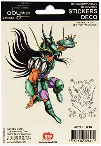 Cover for Abystyle · Saint Seiya - Stickers - 16X11Cm/ 2 (Leketøy) (2019)