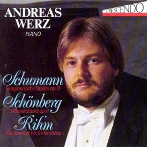 Schumann / Schoenberg / Werz · Symphonic Etudes / 3 Piano Pieces (CD) (1995)