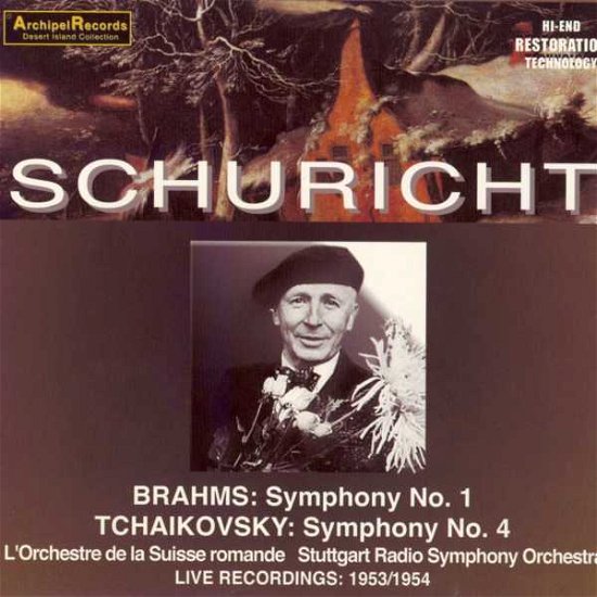 Cover for Brahms / Schuricht · Sinfonie 1 Tschaikowsky (CD) (2012)