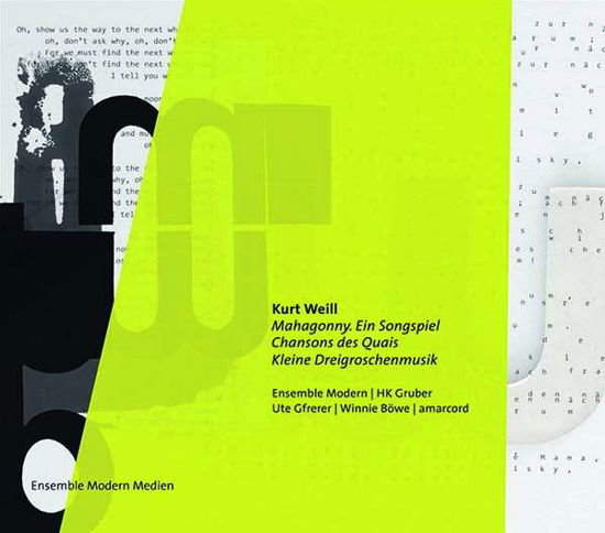 Magahonny Songspiel / Chans - K. Weill - Music - ENSEMBLE MODERN - 4260131640407 - May 24, 2019