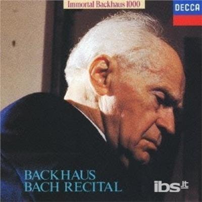 Cover for Wilhelm Bachhaus · Bach Recital (CD) [Limited, Reissue edition] (2015)