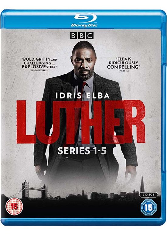 Cover for Luther: Series 1-5 · Luther Series 1-5 (Blu-ray) (2019)