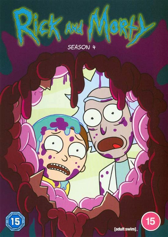 Cover for Rick and Morty - Season 4 · Rick And Morty Season 4 (DVD) (2021)