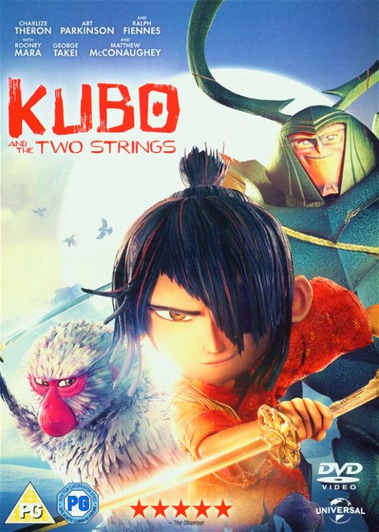 Cover for Kubo And The Two Strings (DVD) (2017)