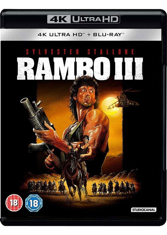 Cover for Rambo: Part III · Rambo - Part III (4K UHD Blu-ray) (2018)
