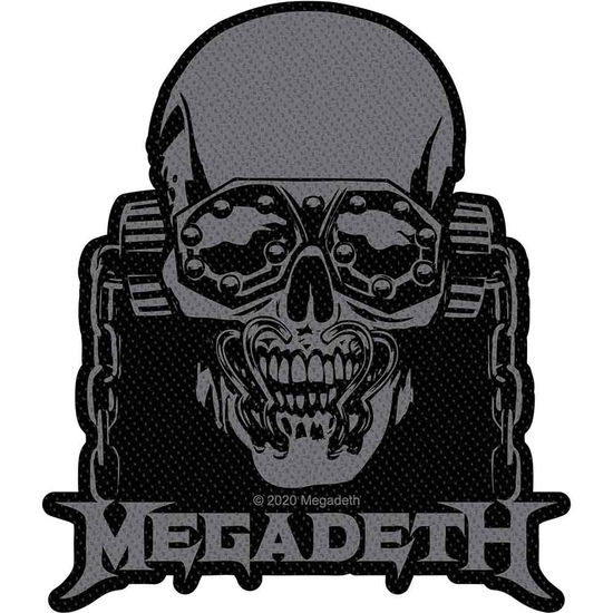 Megadeth Standard Woven Patch: Vic Rattlehead Cut Out - Megadeth - Produtos -  - 5056365708407 - 