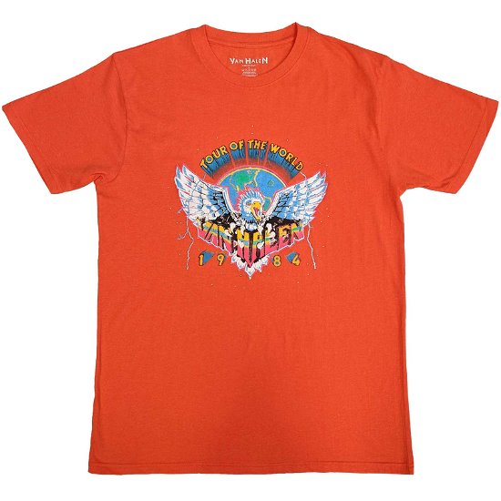 Van Halen Unisex T-Shirt: Eagle '84 (Eco-Friendly) - Van Halen - Produtos -  - 5056561070407 - 
