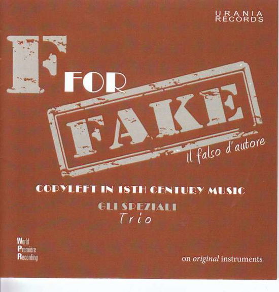 F for Fake - J.c. Bach - Musik - URA - 8051773570407 - 3. august 2018