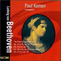 Cover for Beethoven / Komen · Piano Sonatas (CD) (1999)