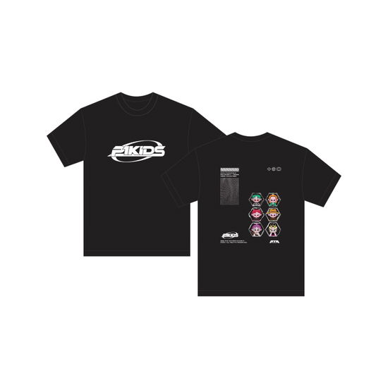 Cover for P1HARMONY · P1 Kids - T-Shirt (T-shirt) [size OneSize] [Black + Photocard edition] (2025)