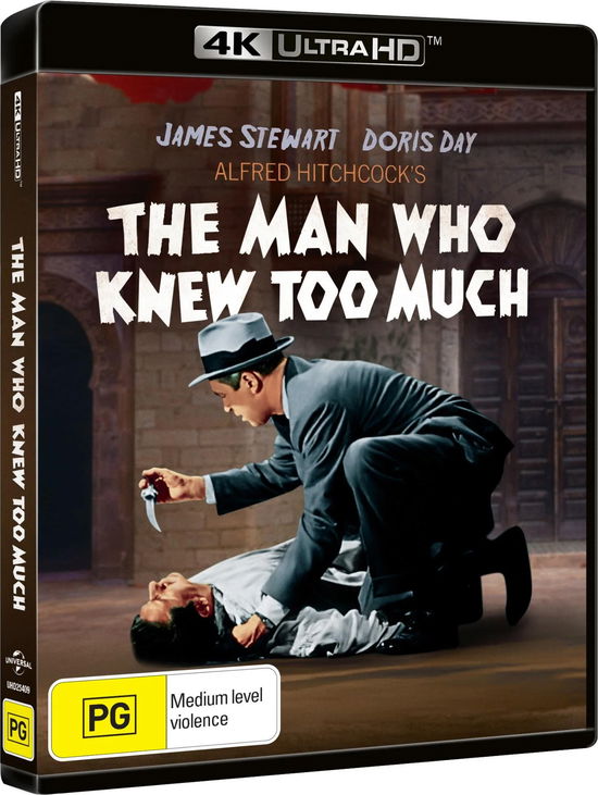 Cover for Alfred Hitchcock · The Man Who Knew Too Much (4k) (4K Ultra HD) (2025)