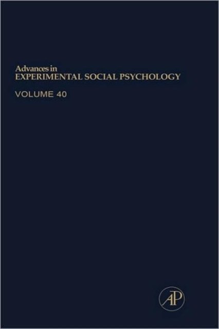 Cover for Zanna, Mark P. (Psychology Department, University of Waterloo, Ontario, Canada) · Advances in Experimental Social Psychology - Advances in Experimental Social Psychology (Gebundenes Buch) (2008)