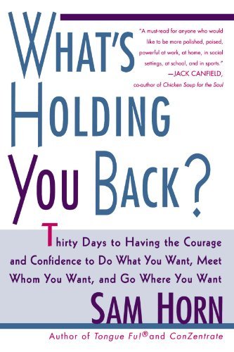 Cover for Horn · What's Holding You Back? (Pocketbok) [St Martin's Griffin edition] (2000)