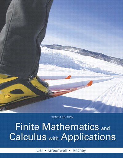 Cover for Margaret Lial · Finite Mathematics and Calculus with Applications (Gebundenes Buch) (2016)