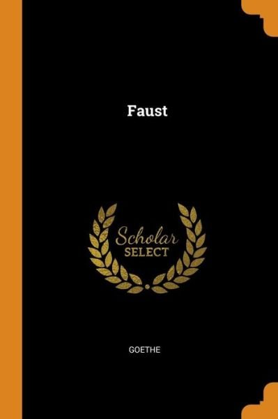 Cover for Goethe · Faust (Paperback Bog) (2018)