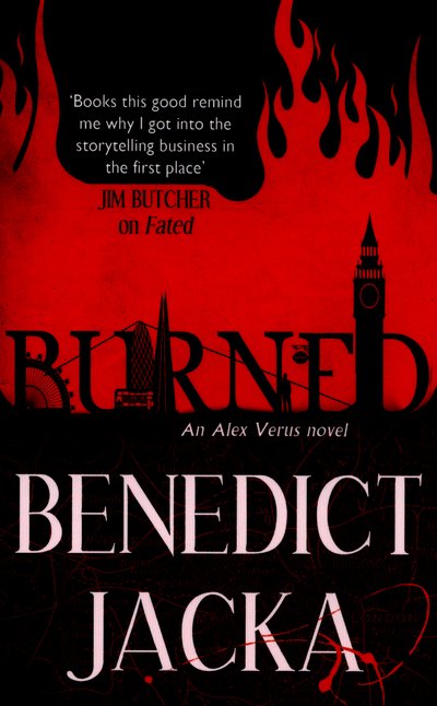 Cover for Benedict Jacka · Burned: An Alex Verus Novel from the New Master of Magical London - Alex Verus (Paperback Book) (2016)