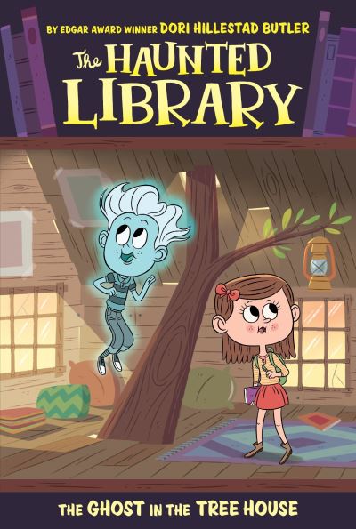 Cover for Dori Hillestad Butler · The Ghost in the Tree House #7 - The Haunted Library (Paperback Book) (2016)