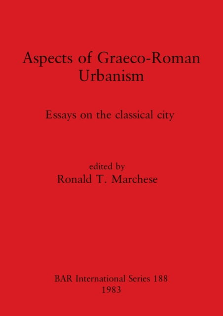 Cover for Aspects of Graeco-Roman urbanism (N/A) (1983)