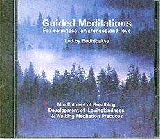 Cover for Bodhipaksa · Guided Meditations: For Calmness,Awareness &amp; Love (Audiobook (CD)) (2004)