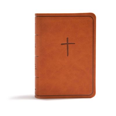 Cover for C. S. B. Bibles CSB Bibles by Holman · CSB on-The-Go Bible, Ginger LeatherTouch (Book) (2020)