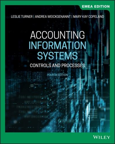 Cover for Leslie Turner · Accounting Information Systems: Controls and Processes, EMEA Edition (Pocketbok) (2020)