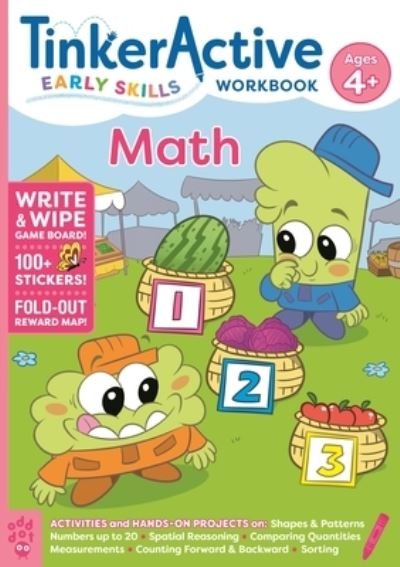 Cover for Nathalie Le Du · TinkerActive Early Skills Math Workbook Ages 4+ - TinkerActive Workbooks (Paperback Book) (2023)
