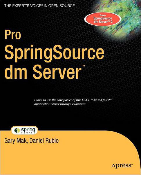 Cover for Gary Mak · Pro SpringSource dm Server (Taschenbuch) [1st edition] (2009)