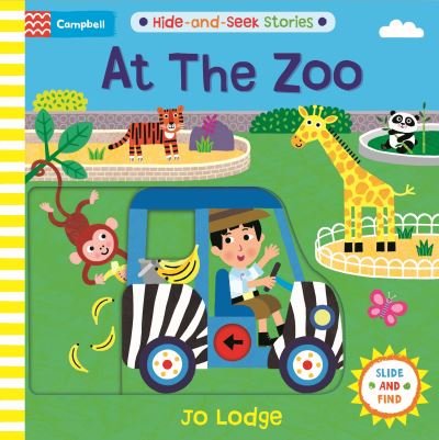 Cover for Campbell Books · At The Zoo - Hide and Seek Stories (Kartongbok) (2023)