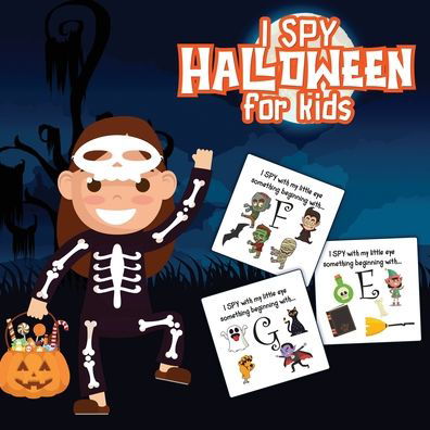 Cover for Patricia Larson · I Spy Halloween For Kids: Picture Riddles For Kids Ages 2-6 Fall Season For Toddlers + Kindergarteners Fun Guessing Game Book (Pocketbok) (2020)