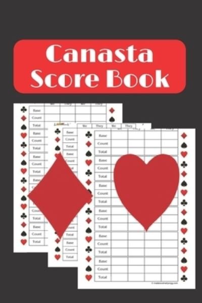 Cover for Ob · Canasta Score book (Paperback Bog) (2019)