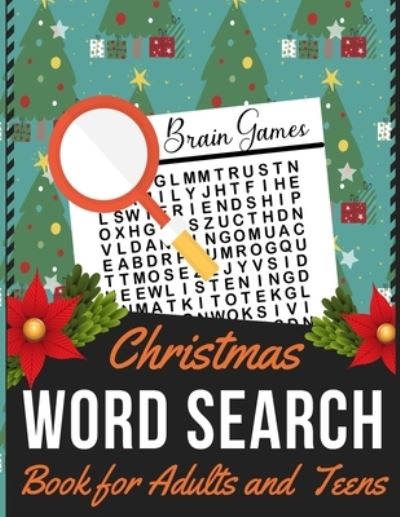 Cover for Dipas Press · Christmas Word Search Book for Adults and Teens (Paperback Book) (2019)