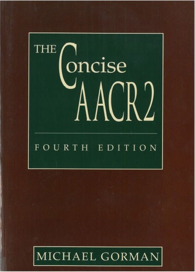 Cover for Michael Gorman · The Concise AACR2 (Paperback Bog) (2004)