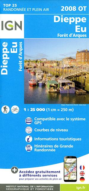 Cover for Dieppe / Eu / Foret d'Arques - TOP 25 (Map) (2024)