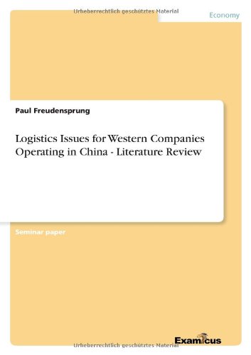 Cover for Freudensprung · Logistics Issues for West (Paperback Book) (2012)