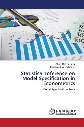 Cover for Pagadala Balasiddamuni · Statistical Inference on Model Specification in Econometrics: Model Specification Tests (Paperback Book) (2013)